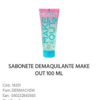 Comprar o produto de Sabonete Demaquilante Pós Maquiagem Dermachem em Cuidados com a Pele em Bauru, SP por Solutudo