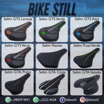 Comprar o produto de Diversos modelos de selins para bicicleta em Ciclismo em Bauru, SP por Solutudo