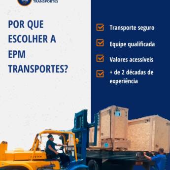 Comprar o produto de Cargas de Máquinas em Transporte de Máquinas em São Paulo, SP por Solutudo