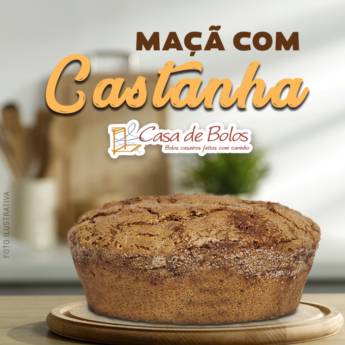 Comprar o produto de Bolo de Maça com Castanha  em Bolos e Doces em Avaré, SP por Solutudo