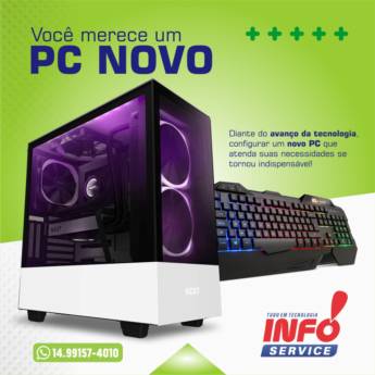 Comprar produto Venda de Computadores em Equipamentos e Acessórios de Informática - Eletrônicos pela empresa Info Service em São Manuel, SP