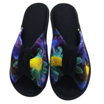 Comprar o produto de Chinelo De Pano Franzido Feminino Cod 10 em Pantufa em Campinas, SP por Solutudo