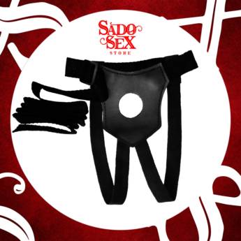 Comprar o produto de Cinto, strap on para pênis com elástico nas pernas em BDSM em Ribeirão Preto, SP por Solutudo