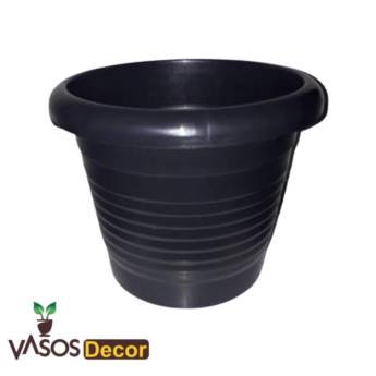 Comprar o produto de VASO PLAST RED PRETO GDE em Vasos, Jarros e Floreiras em Mineiros, GO por Solutudo