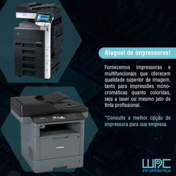 Comprar o produto de Aluguel de Impressoras  em Locação de Impressoras em Cotia, SP por Solutudo