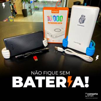 Comprar o produto de Bateria Externa em Baterias em São Paulo, SP por Solutudo