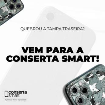 Comprar o produto de Conserto de Tampa Traseira de Celular em Celulares e Acessórios - Consertos em São Paulo, SP por Solutudo
