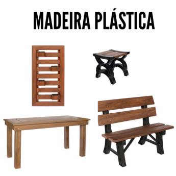 Comprar o produto de Trabalhamos com Madeira Plástica em Madeira em Mineiros, GO por Solutudo
