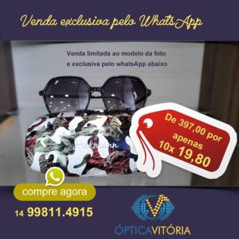 Comprar o produto de Óculos de Sol em Avaré  em Óculos de Sol em Avaré, SP por Solutudo