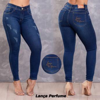 Comprar o produto de Calça Jeans Feminina LP em Calças em Bauru, SP por Solutudo