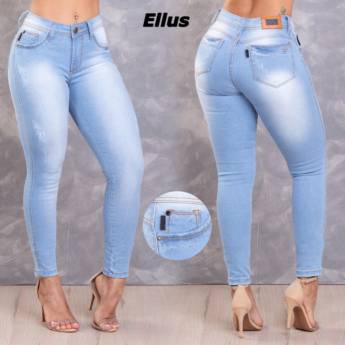 Comprar o produto de Calça Jeans Feminina Ellus em Calças em Bauru, SP por Solutudo