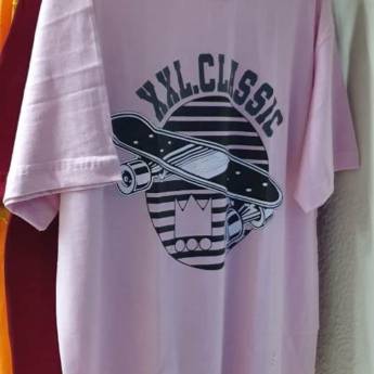 Comprar o produto de Camiseta Rosa XXL Classic em Camisetas em Bauru, SP por Solutudo