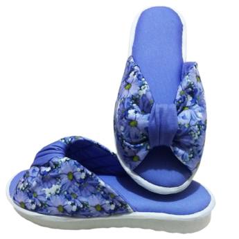 Comprar o produto de Chinelo De Quarto Feminino Franzido Sola Tipo Anabela Cod 02 em Pantufa em Campinas, SP por Solutudo