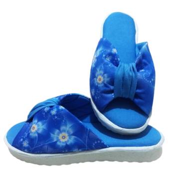 Comprar o produto de Chinelo De Quarto Feminino Franzido Sola Tipo Anabela Cod 11 em Pantufa em Campinas, SP por Solutudo