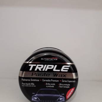 Comprar o produto de AUTOAMERICA CERA DE CARNAUBA TRIPLE 100GRS em Linha Automotiva pela empresa Eurocar Tintas Automotivas e Acessórios em Oliveira, MG por Solutudo