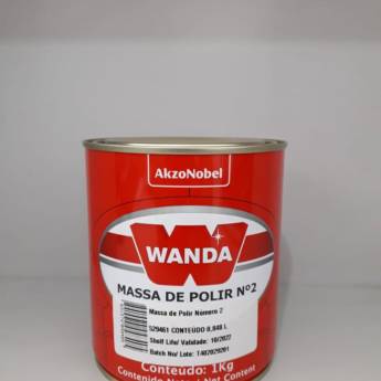 Comprar o produto de WANDA MASSA DE POLIR N,2 em Linha Automotiva pela empresa Eurocar Tintas Automotivas e Acessórios em Oliveira, MG por Solutudo