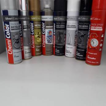 Comprar o produto de TINTA SPRAY DIVERSOS em Tintas Spray pela empresa Eurocar Tintas Automotivas e Acessórios em Oliveira, MG por Solutudo