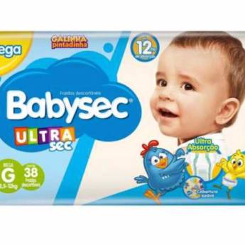 Comprar o produto de Fralda Babysec Galinha Pintadinha G em Higiene do Bebê em Bauru, SP por Solutudo