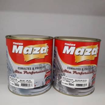 Comprar o produto de MAZA TINTA MARTELADO AZUL 0,900 em Materiais de Pintura em Oliveira, MG por Solutudo