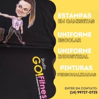 Comprar o produto de Estampa em camisetas em Estamparias em Ourinhos, SP por Solutudo