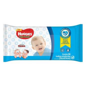 Comprar o produto de Lenço Umidecido Huggies - Turma da Mônica  em Higiene do Bebê em Bauru, SP por Solutudo