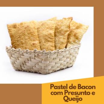 Comprar o produto de Pastel de Bacon com Presunto e Queijo em Pastéis em Bauru, SP por Solutudo