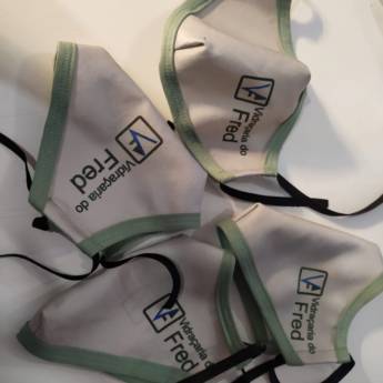 Comprar o produto de Máscara de Proteção Facial Personalizada em Máscaras em Araçatuba, SP por Solutudo