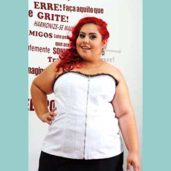 Comprar o produto de Corselet risca de giz Program  46/ 52 em Corset em Bauru, SP por Solutudo