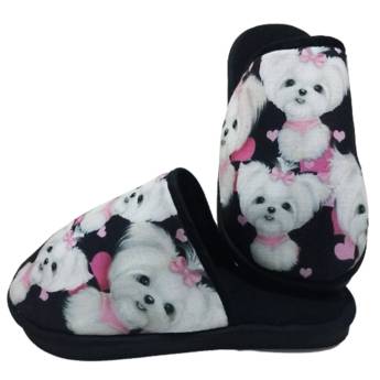 Comprar o produto de Pantufa Cachorro Maltês - Personalizada em Pantufa em Campinas, SP por Solutudo