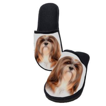 Comprar o produto de Pantufa Cachorro Lhasa Apso - Personalizada em Pantufa em Campinas, SP por Solutudo
