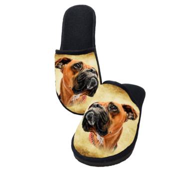 Comprar o produto de Chinelo Pantufa Cachorro Boxer Personalizada em Pantufa em Campinas, SP por Solutudo