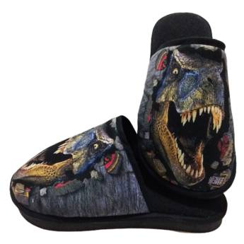 Comprar o produto de Pantufa Dinossauro - Personalizada - Sola De Borracha em Pantufa em Campinas, SP por Solutudo