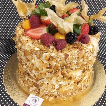 Comprar o produto de Bolo de Massa Branca  em Doces em Jundiaí, SP por Solutudo