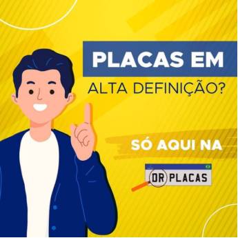 Comprar o produto de Placas para automóveis  em Placas para Veículos em Santo André, SP por Solutudo