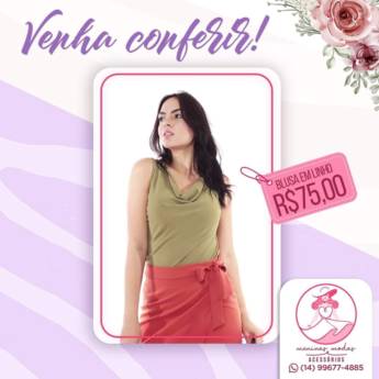 Comprar o produto de Blusa em Linho em Bauru em Blusas em Bauru, SP por Solutudo