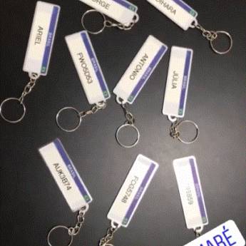 Comprar o produto de Chaveiros Personalizados DR Placas Sumaré em Placas para Veículos em Sumaré, SP por Solutudo