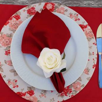 Comprar o produto de Peças artesanais para mesa posta, Dia dos Namorados! em Conjunto para mesa Posta  em Bauru, SP por Solutudo