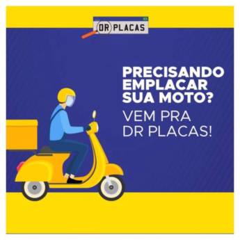 Comprar o produto de Emplacamento de Motos  em Placas para Veículos em Cotia, SP por Solutudo