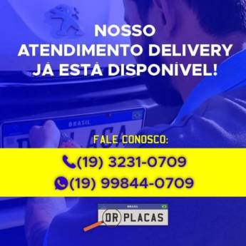 Comprar o produto de Emplacamento Delivery em Placas para Veículos em Campinas, SP por Solutudo