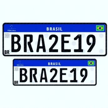 Comprar o produto de Placas Mercosul em Placas para Veículos em Campinas, SP por Solutudo