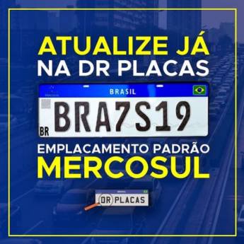Comprar o produto de Atualização de placas veiculares em Placas para Veículos em Campinas, SP por Solutudo