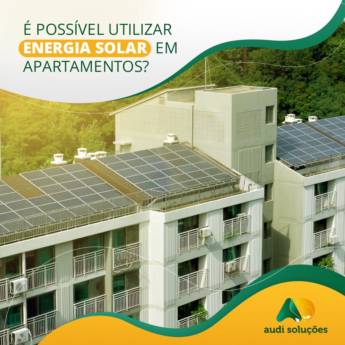 Comprar o produto de Energia Solar para Apartamentos  em Energia Solar em Rio Verde, GO por Solutudo