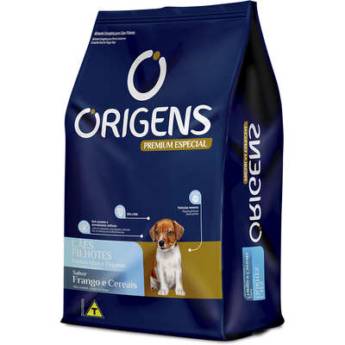 Comprar o produto de Ração Seca Origens Premium Especial Frango e Cereais Cães Filhotes - 1 Kg em Ração para Cachorros em Foz do Iguaçu, PR por Solutudo