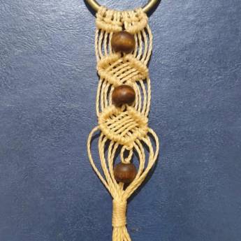 Comprar o produto de Chaveiro em macramê e miçanga em Artesanato em Jundiaí, SP por Solutudo