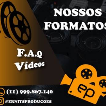 Comprar o produto de Formatos de Vídeos em Atividades de Produção e Pós-Produção Cinematográfica em Jundiaí, SP por Solutudo