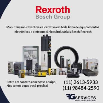 Comprar o produto de Assistência técnica Rexroth Bosch em Manutenção industrial em Campinas, SP por Solutudo