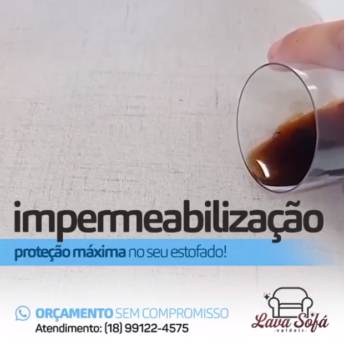 Comprar o produto de Impermeabilização de estofados em Impermeabilização de Tecidos em Araçatuba, SP por Solutudo