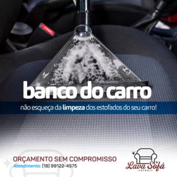 Comprar o produto de Limpeza de estofado de carro em Limpeza de estofado  em Araçatuba, SP por Solutudo