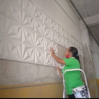 Comprar o produto de Instalação de  Placas de Gesso 3D em Gesso em Jacareí, SP por Solutudo