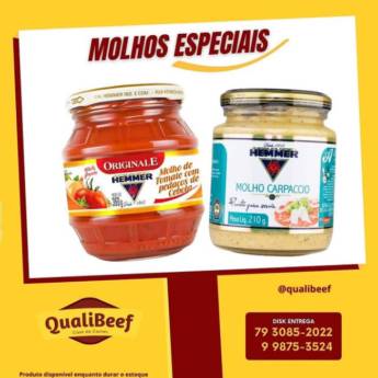 Comprar produto Molhos especiais em Molhos pela empresa QualiBeef Casa de Carnes em Aracaju, SE